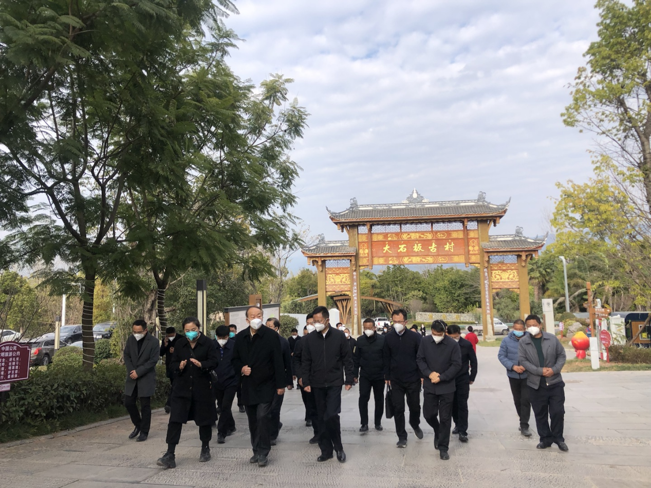 中央組織部副部長傅興國一行考察調研大石板二期項目(圖2) 中央組織部副部長傅興國一行考察調研大石板二期項目(圖2)