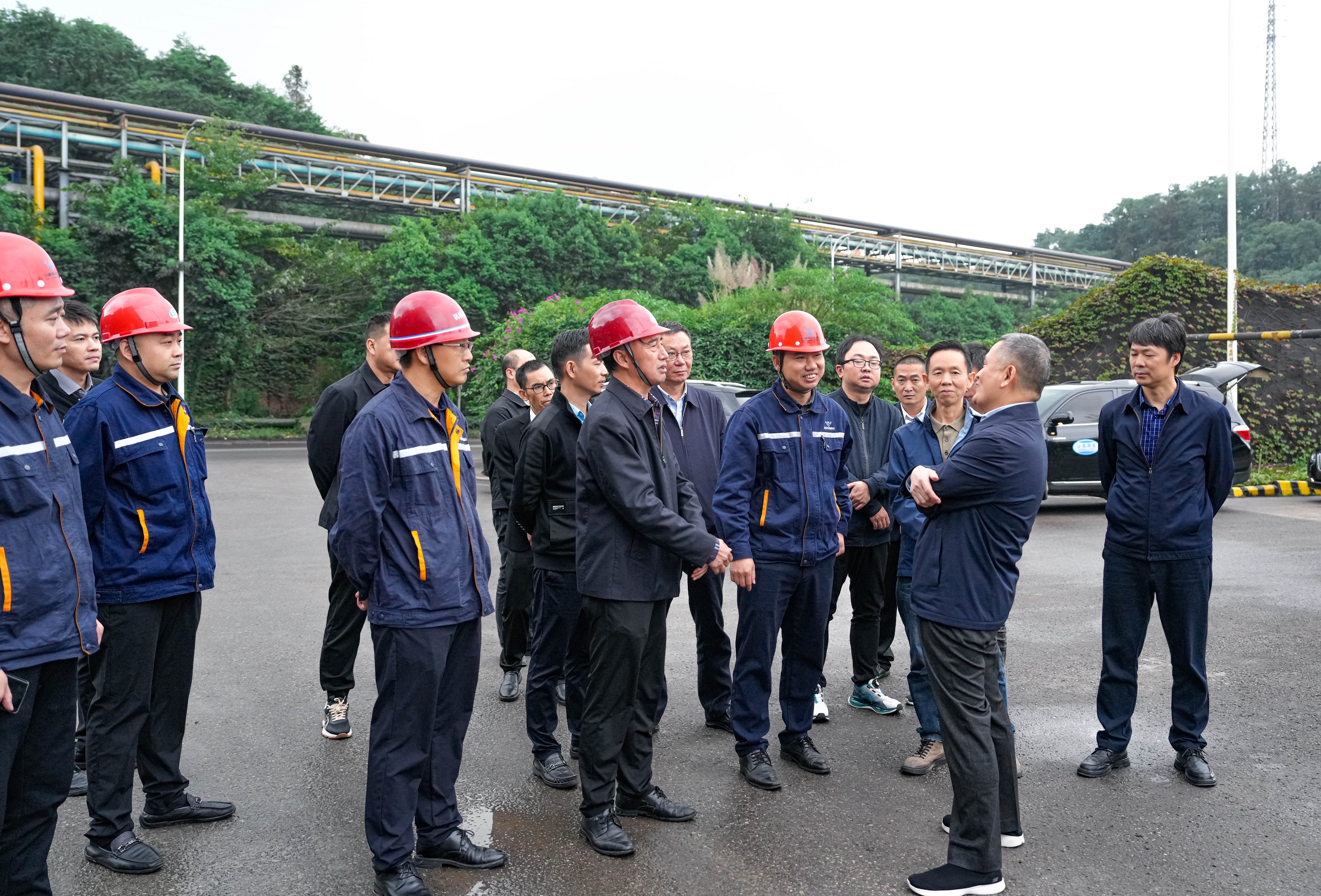 市人大常委會副主任曾云忠到川威調研督導超低排放改造推進情況